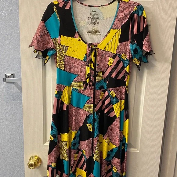 The Nightmare Before Christmas Sally Patchwork Dress - Picture 3 of 15